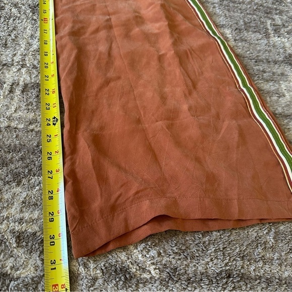 Tribe Kelley The Staff Bells Wide Leg Pants Sierra Orange Racing Stripe - Picture 5 of 8